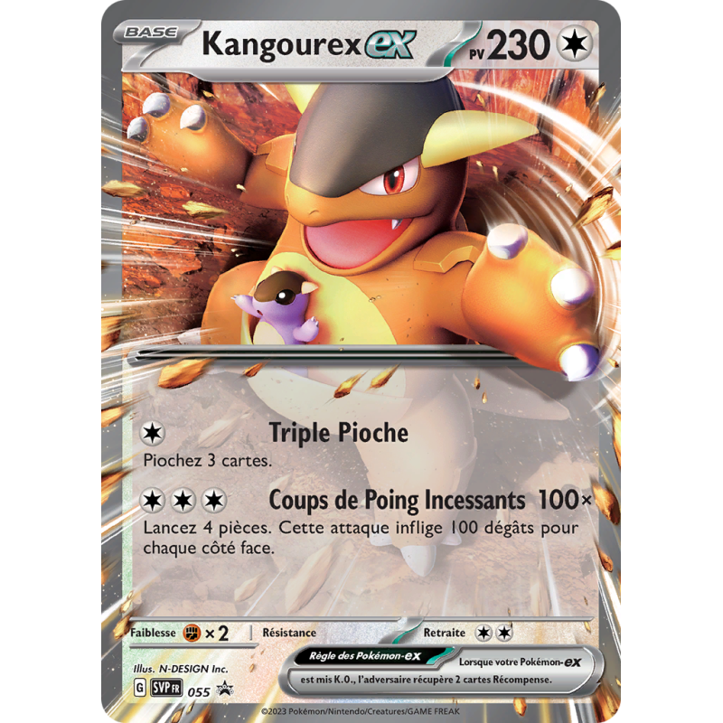 Carte Pokémon Kangourex-ex 55 Promo SV