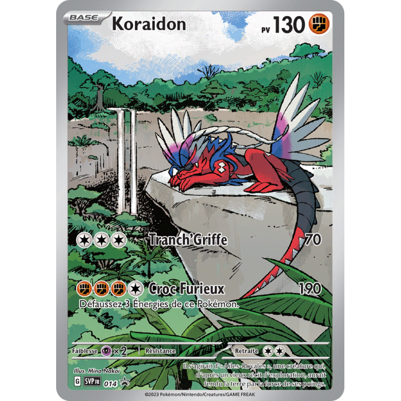 Carte Pokémon Koraidon 14 Promo SV