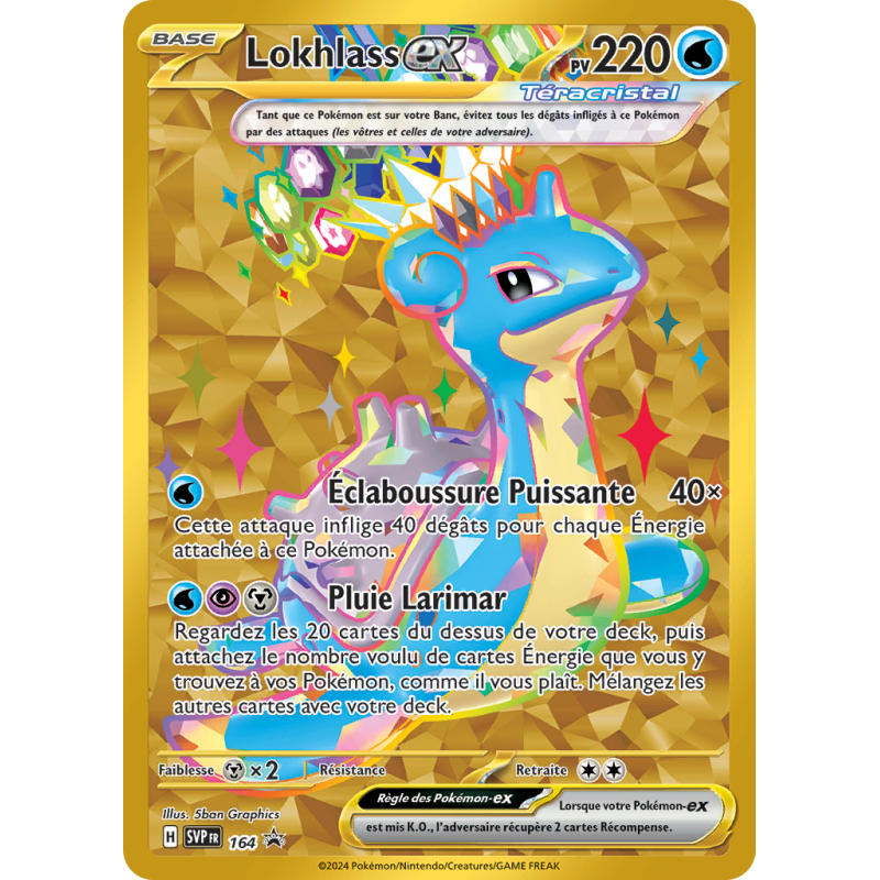 Carte Pokémon Lokhlass-ex 164 Promo SV