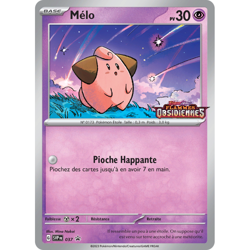 Carte Pokémon Mélo 37 Promo SV
