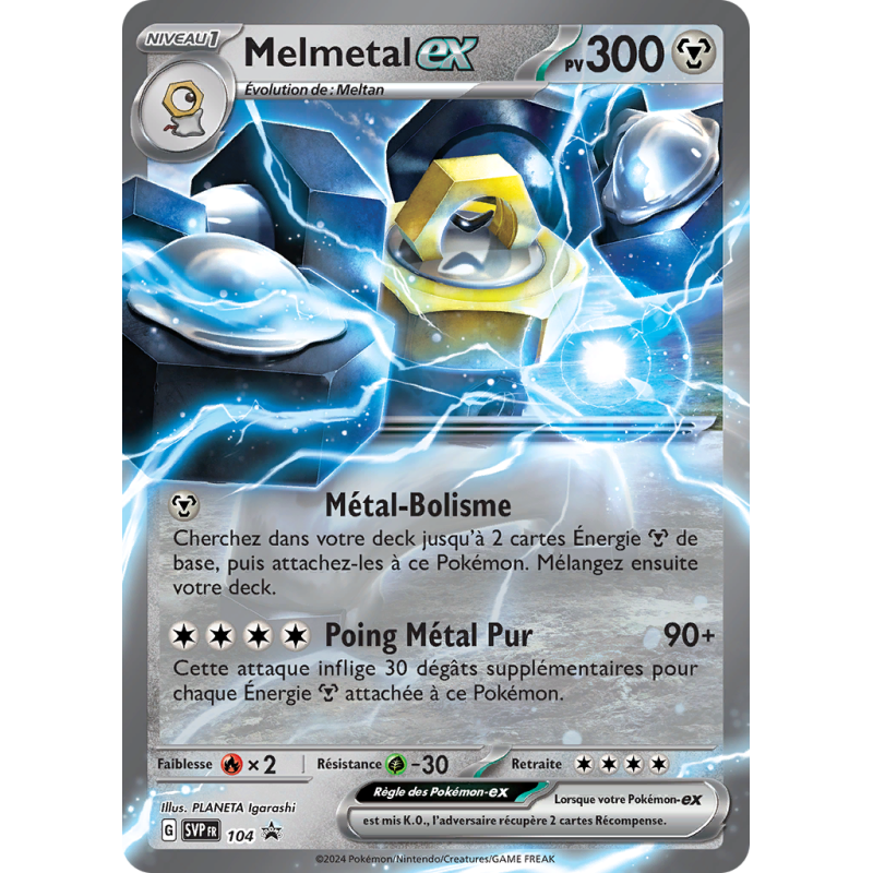 Carte Pokémon Melmetal-ex 104 Promo SV