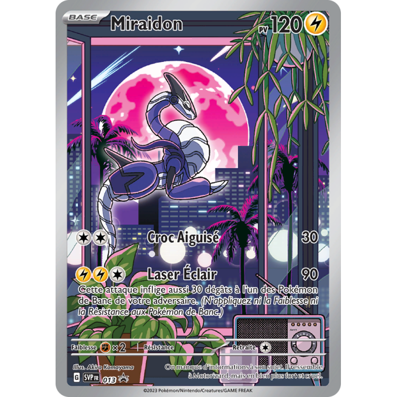 Carte Pokémon Miraidon 13 Promo SV