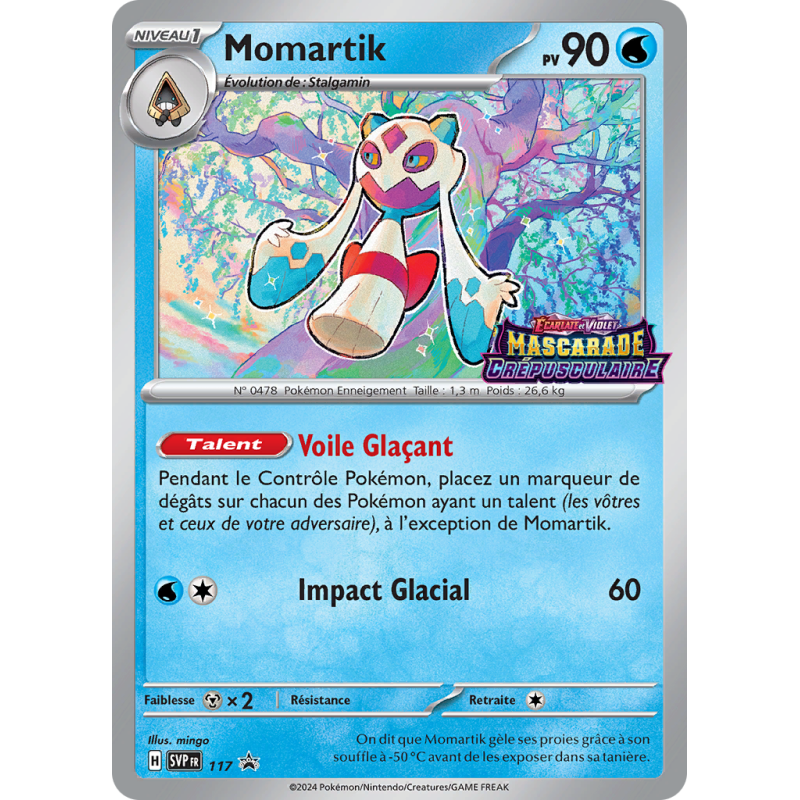Carte Pokémon Momartik 117 Promo SV