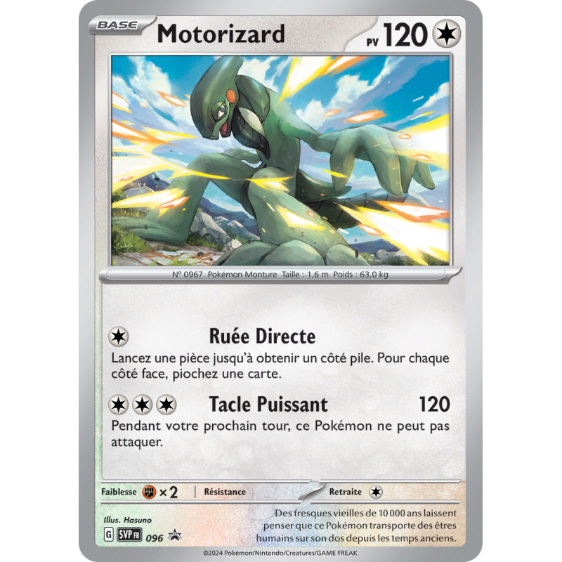 Carte Pokémon Motorizard 96 Promo SV