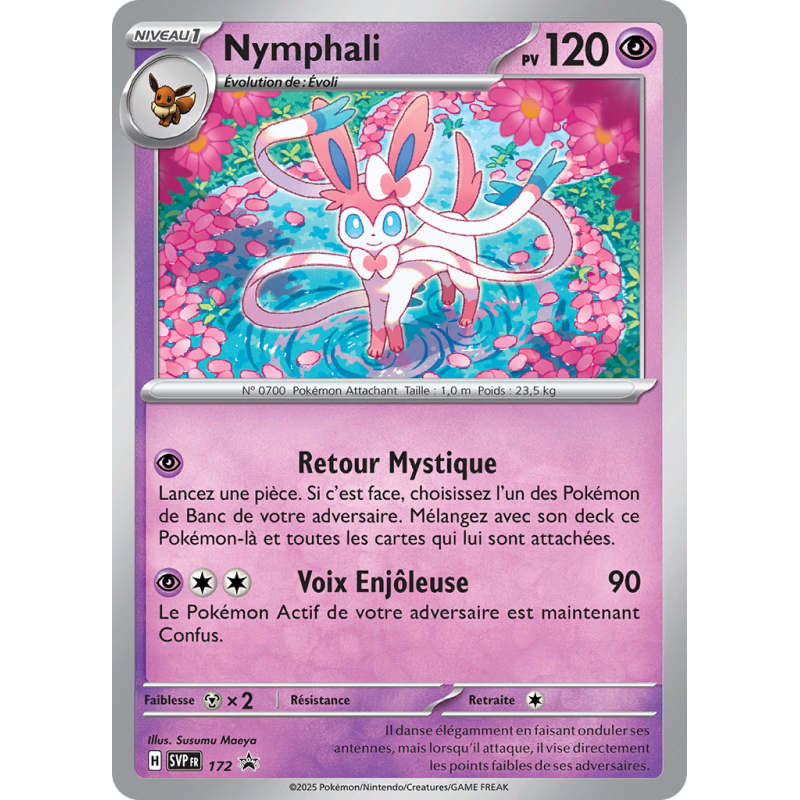 Carte Pokémon Nymphali 172 Promo SV