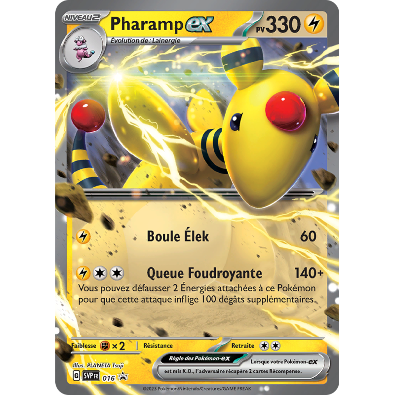 Carte Pokémon Pharamp-ex 16 Promo SV