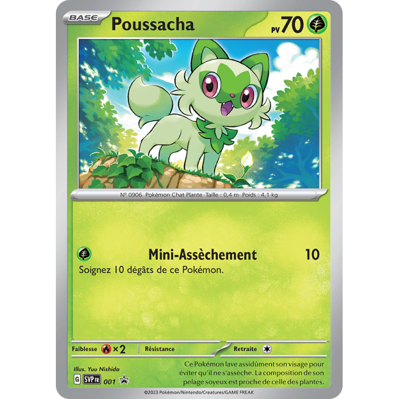 Carte Pokémon Poussacha 1 Promo SV