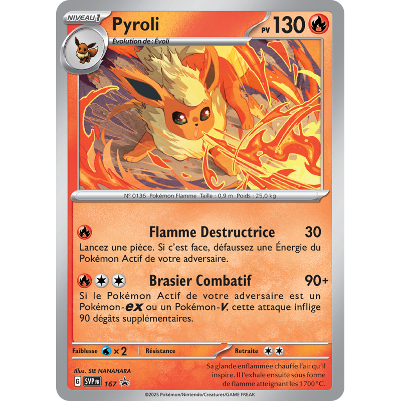 Carte Pokémon Pyroli 167 Promo SV