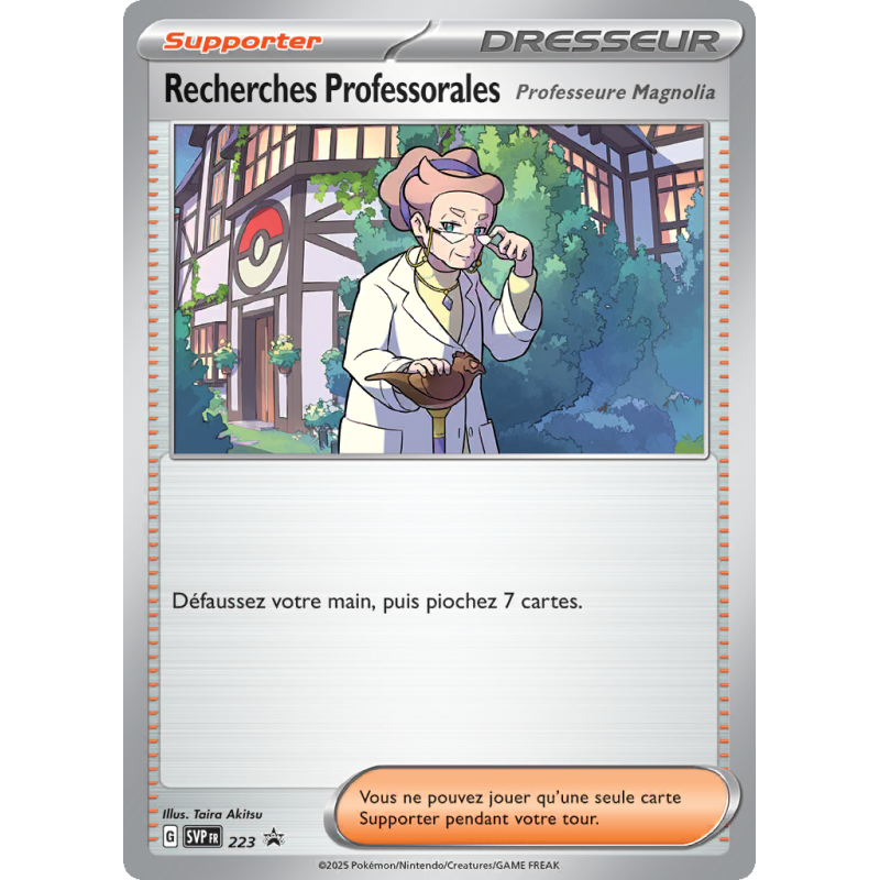 Carte Pokémon Recherches Professorales 223 Promo SV