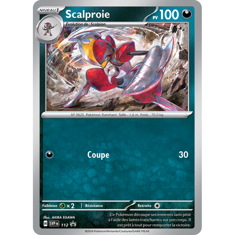 Carte Pokémon Scalproie 112 Promo SV