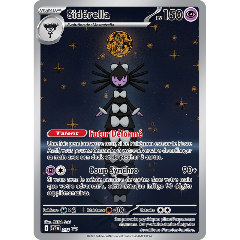 Carte Pokémon Sidérella 211 Promo SV