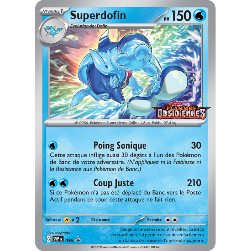 Carte Pokémon Superdofin 36 Promo SV