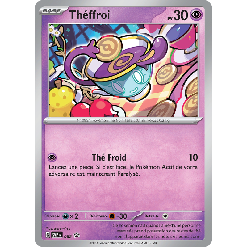 Carte Pokémon Théffroi 62 Promo SV