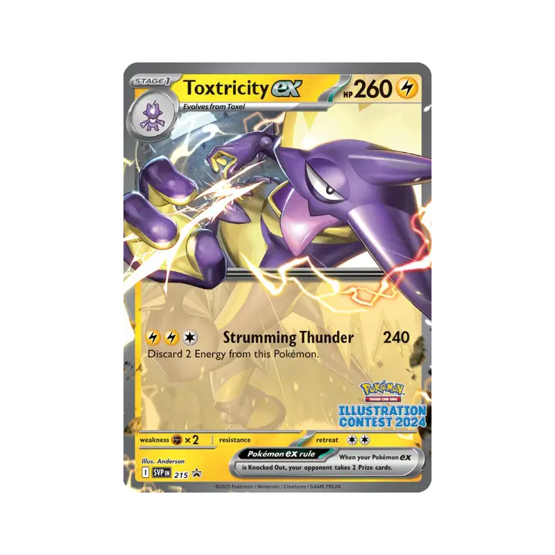 Carte Pokémon Toxtricity-ex 215 Promo SV