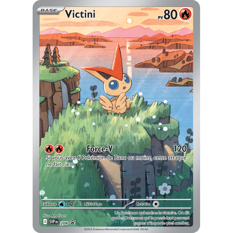 Carte Pokémon Victini 208 Promo SV