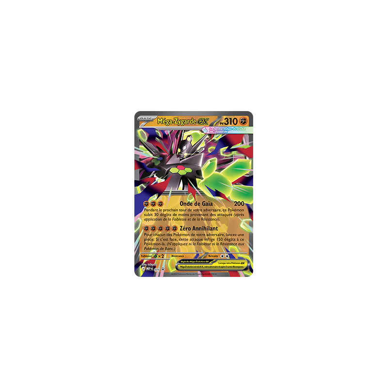 Carte Pokémon Méga-Zygarde-ex 71 Promo ME
