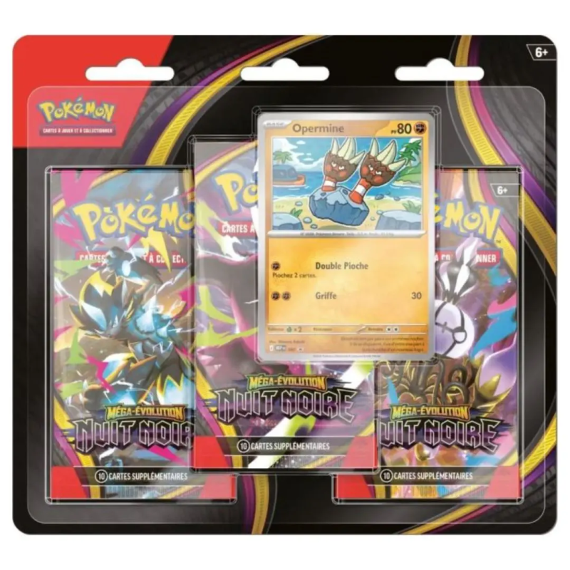 Pokémon – Tripack – Nuit Noire – ME05 – en français