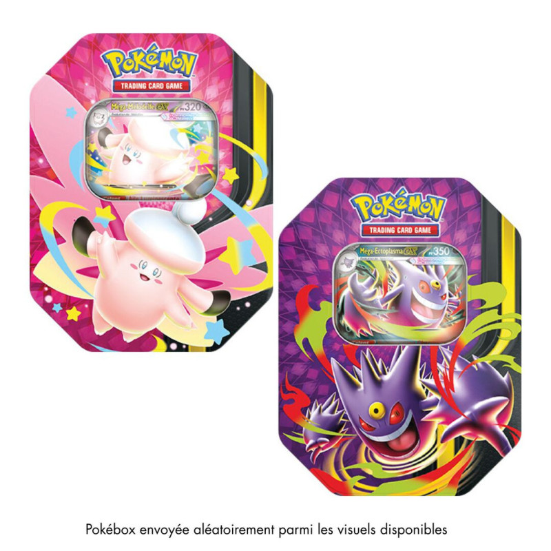 Pokémon - Pokébox - Méga-Ectoplasma & Méga-Mélodelfe en français