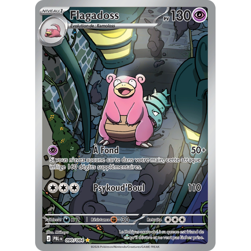 Carte Pokémon Flagadoss 090/084 AR Nuit Noire