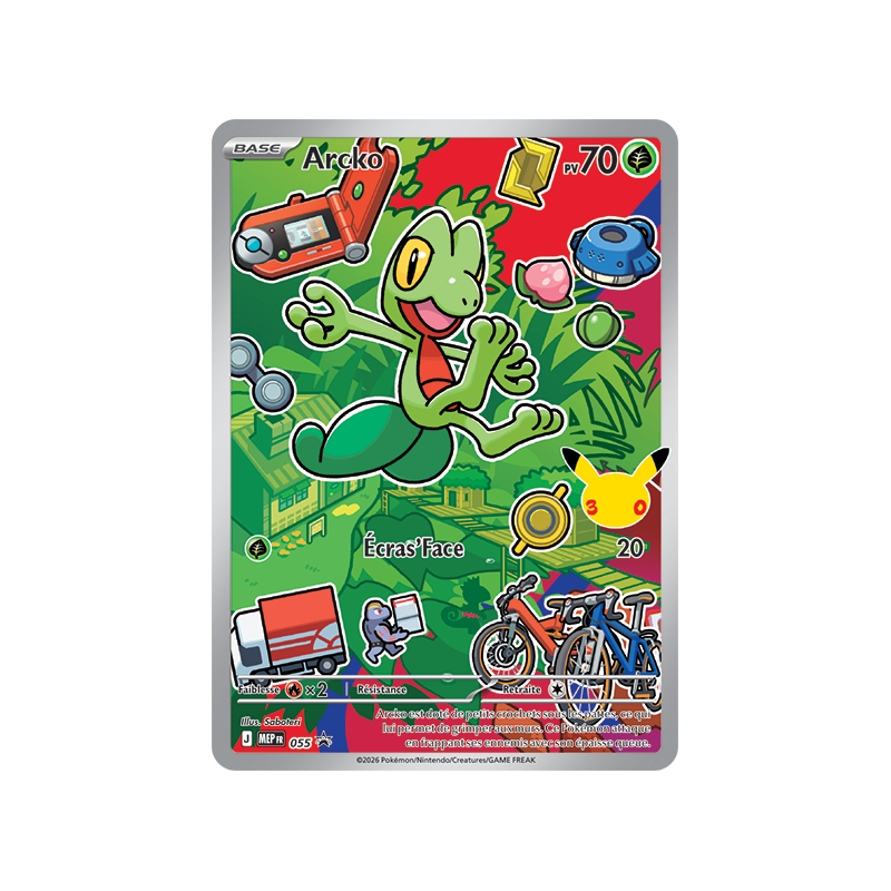 Carte Pokémon Arcko 55 Promo ME