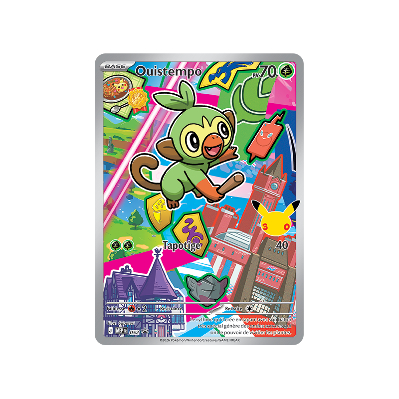 Carte Pokémon Ouistempo 52 Promo ME