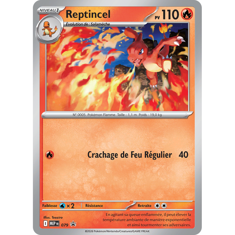 Carte Pokémon Reptincel 79 Promo ME