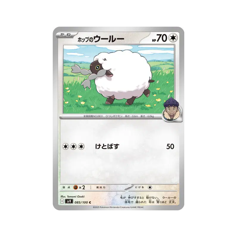 Carte Pokémon Japonaise Moumouton de Nabil 085/100 Battle Partners