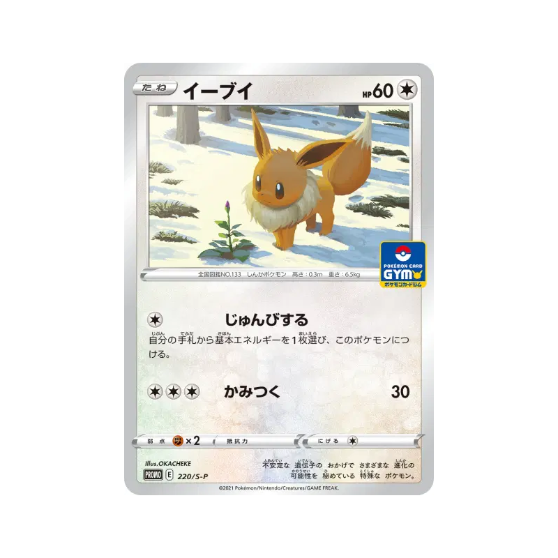 Carte Pokémon Japonaise Evoli 220/S-P S-P Promotional