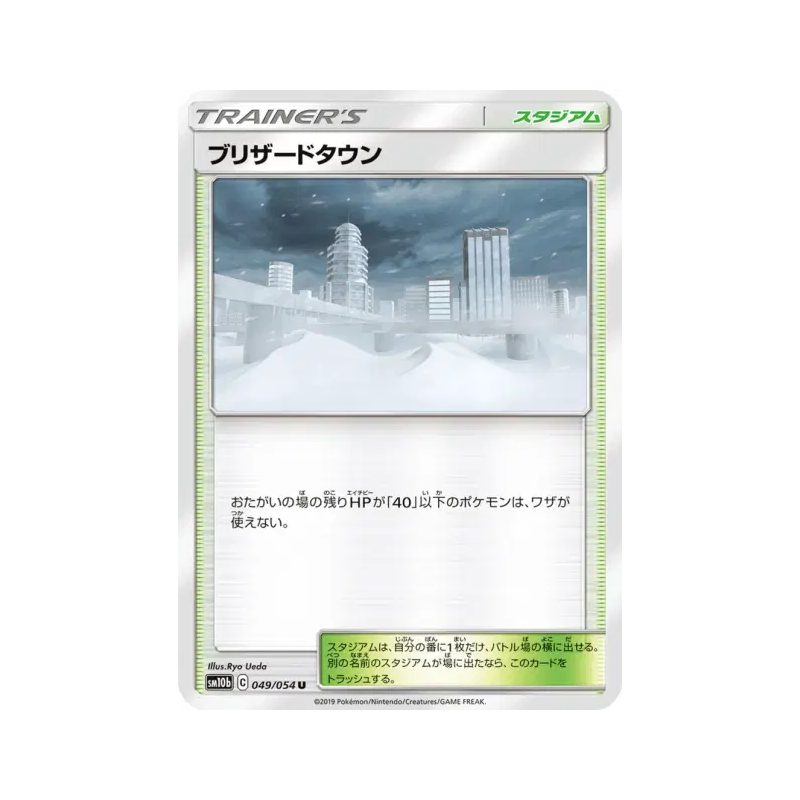 Carte Pokémon Japonaise Blizzarville 049/054 Sky Legend