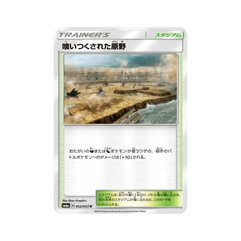 Carte Pokémon Japonaise Terrain Dévoré 052/053 Dragon Storm