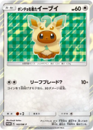 Carte Pokémon Japonaise Évoli portant un poncho 142/SM-P SM-P Promotional