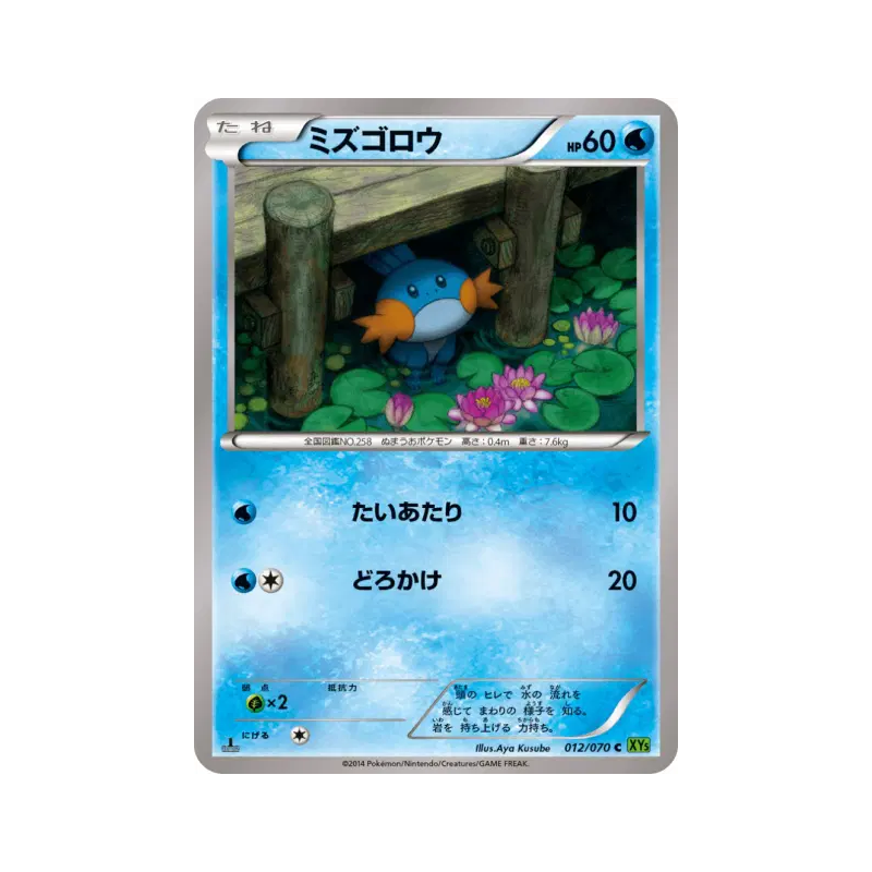Carte Pokémon Japonaise Gobou 012/070 Tidal Storm